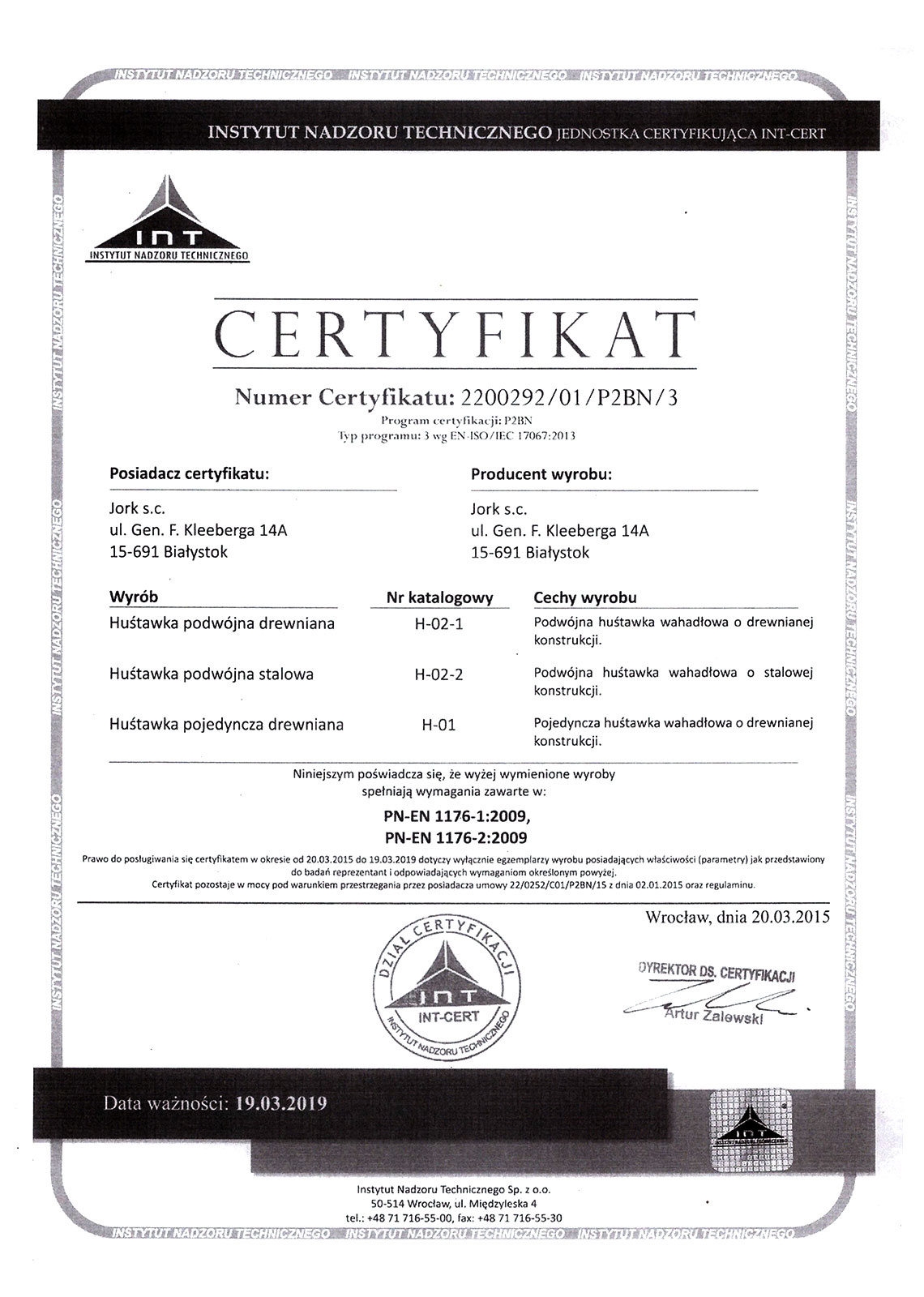 certyfikat-hustawki